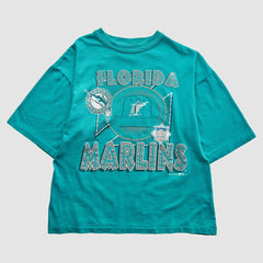 Teal Miami Marlins Team Rated 1993 T-Shirt