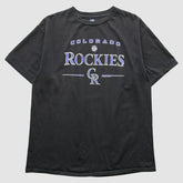 Black Colorado Rockies 2000s T-Shirt