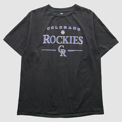 Black Colorado Rockies 2000s T-Shirt