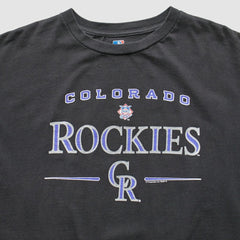 Black Colorado Rockies 2000s T-Shirt