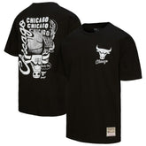 Mitchell & Ness Chicago Bulls Hardwood Classics Overlap T-Shirt sale