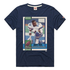 Emmitt Smith Homage Unisex NFL Topps Trading Card Tri-Blend T-Shirt - Dallas Cowboys T-shirts