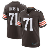 Cornelius Lucas Team Game Jersey - Cleveland Browns Jerseys