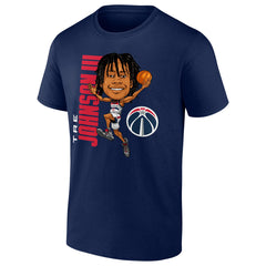 Tre Johnson III Washington Wizards Caricature T-Shirt
