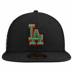 Black Los Angeles Dodgers New Era Mexico 59FIFTY Fitted Hat