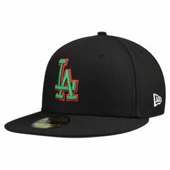 Black Los Angeles Dodgers New Era Mexico 59FIFTY Fitted Hat