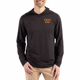 Cutter & Buck Coastline Epic Comfort Eco Recycled Long Sleeve Hoodie T-Shirt - Washington Commanders Hoodies