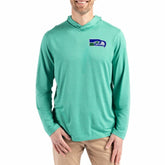 Cutter & Buck Coastline Epic Comfort Eco Recycled Long Sleeve Hoodie T-Shirt - Seattle Seahawks Hoodies