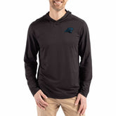 Cutter & Buck Coastline Epic Comfort Eco Recycled Long Sleeve Hoodie T-Shirt - Carolina Panthers Hoodies