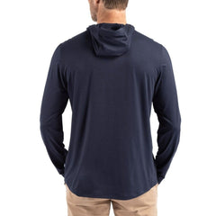 Cutter & Buck Coastline Epic Comfort Eco Recycled Long Sleeve Hoodie T-Shirt - Chicago Bears Hoodies