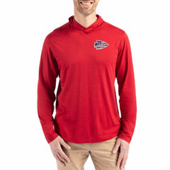 Cutter & Buck Americana Coastline Epic Comfort Eco Recycled Long Sleeve Hoodie T-Shirt - Kansas City Chiefs Hoodies