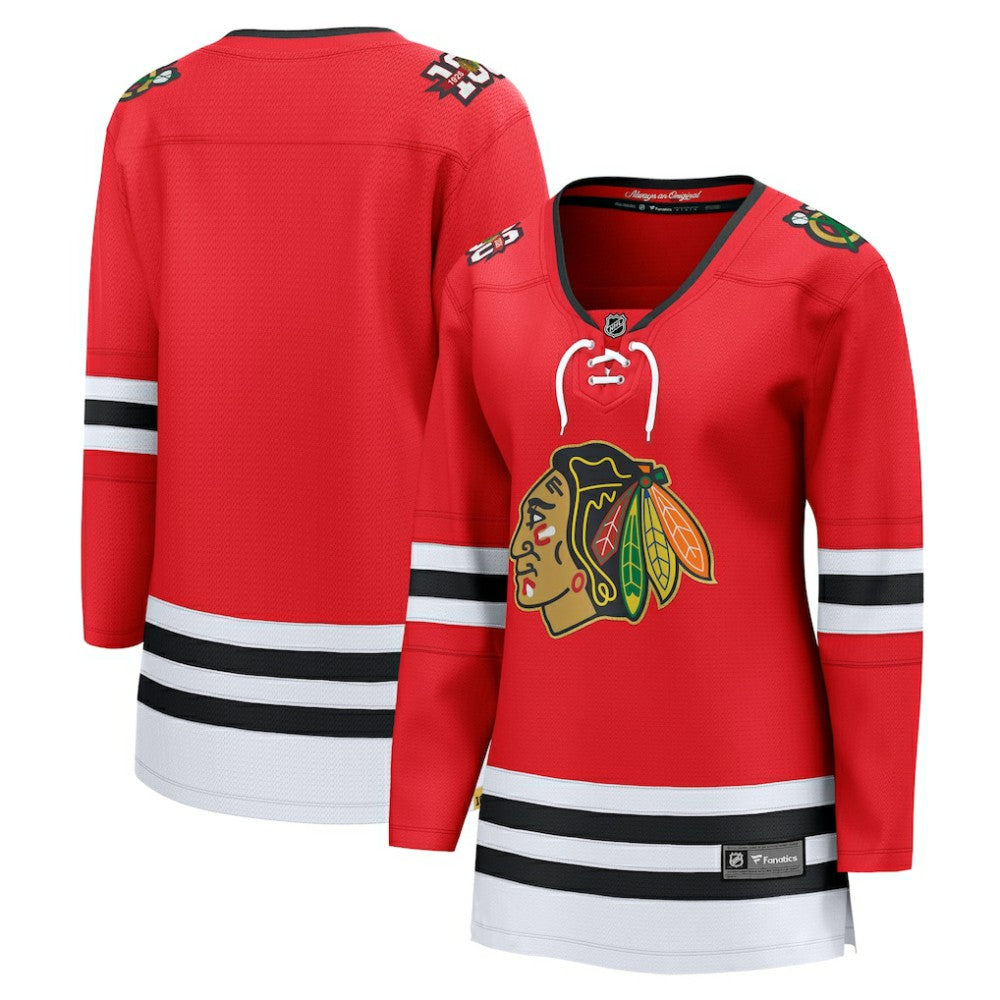 NHL Chicago Blackhawks Fanatics Women's Centennial Breakaway Jersey