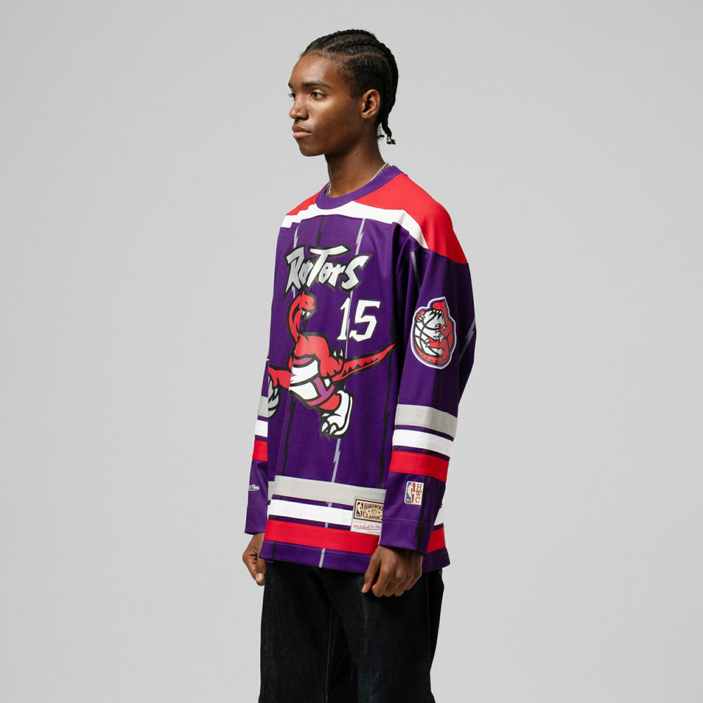 Mitchell & Ness Vince Carter Toronto Raptors Unisex Maxxed Out Fashion Hockey Jersey