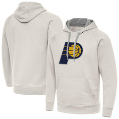 Indiana Pacers Antigua Big Logo Victory Pullover Hoodie