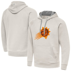 Phoenix Suns Antigua Big Logo Victory Pullover Hoodie