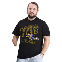 G-III Sports by Carl Banks Adaptive Headliner Graphic T-Shirt - Baltimore Ravens T-shirts