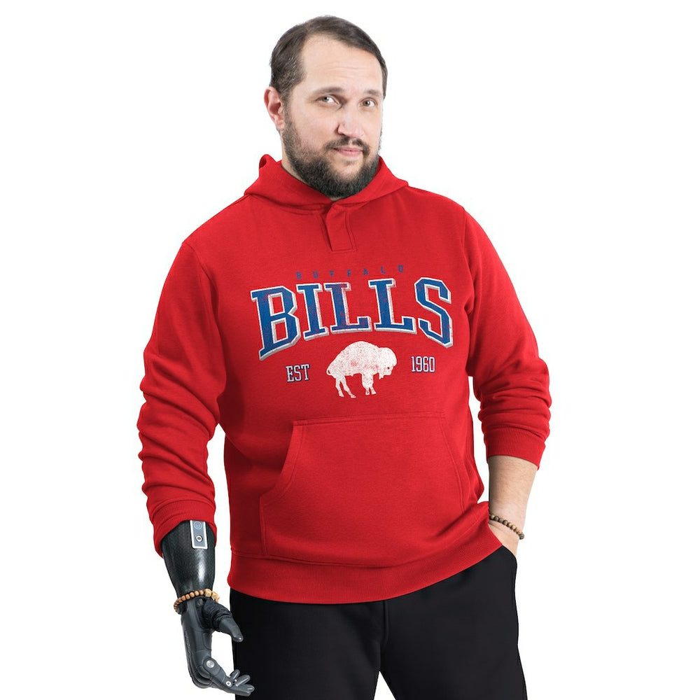 G-III Sports by Carl Banks Adaptive Team Spirit Graphic Fleece Pullover Hoodie - Buffalo Bills Hoodies