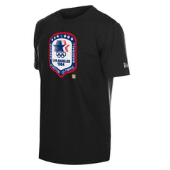 Black Los Angeles Dodgers x The Heritage Collection New Era LA84 Summer Olympics T-Shirt