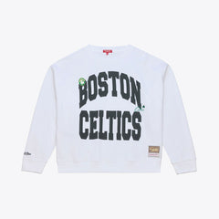Mitchell & Ness Boston Celtics Women's Lightweight Block Letter Sweatshirt