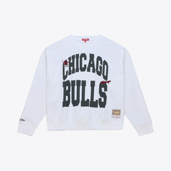 Mitchell & Ness Chicago Bulls Women's Lightweight Block Letter Sweatshirt