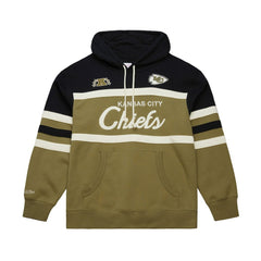 Vintage Logo Head Coach Hoodie - Kansas City Chiefs Hoodies