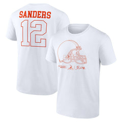 Shedeur Sanders Outline Player T-Shirt - Cleveland Browns T-shirts