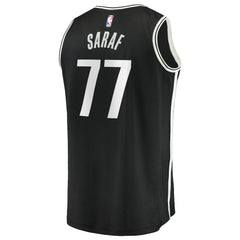 Fanatics Ben Saraf Brooklyn Nets Youth Fast Break Replica Jersey