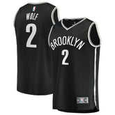 Fanatics Daniel Wolf Brooklyn Nets Youth Fast Break Replica Jersey