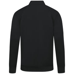Black Cleveland Guardians Levelwear Upright Insignia Tri-Blend Quarter-Zip Pullover