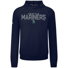 Navy Seattle Mariners Levelwear Mandate Carve Tri-Blend Hoodie