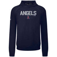 Navy Los Angeles Angels Levelwear Mandate Carve Tri-Blend Hoodie