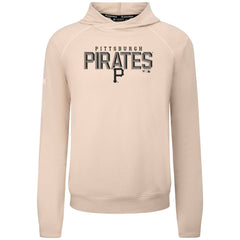 Khaki Pittsburgh Pirates Levelwear Mandate Carve Tri-Blend Hoodie