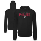 Black Philadelphia Phillies Levelwear Mandate Carve Tri-Blend Hoodie