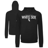 Black Chicago White Sox Levelwear Mandate Carve Tri-Blend Hoodie