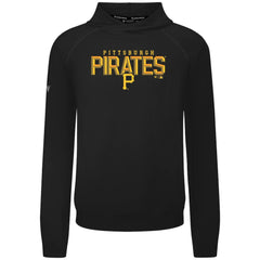 Black Pittsburgh Pirates Levelwear Mandate Carve Tri-Blend Hoodie