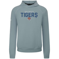 Gray Detroit Tigers Levelwear Mandate Carve Tri-Blend Hoodie