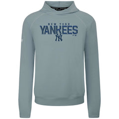 Gray New York Yankees Levelwear Mandate Carve Tri-Blend Hoodie