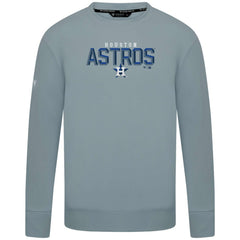 Gray Houston Astros Levelwear Mandate Carve Tri-Blend Sweatshirt