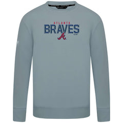 Gray Atlanta Braves Levelwear Mandate Carve Tri-Blend Sweatshirt