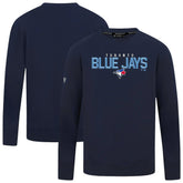 Navy Toronto Blue Jays Levelwear Mandate Carve Tri-Blend Sweatshirt