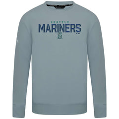 Gray Seattle Mariners Levelwear Mandate Carve Tri-Blend Sweatshirt