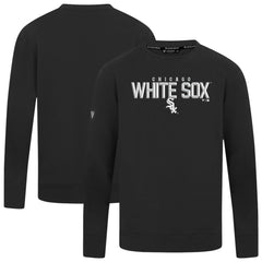 Black Chicago White Sox Levelwear Mandate Carve Tri-Blend Sweatshirt