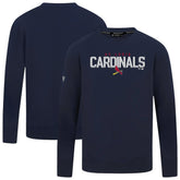Navy St. Louis Cardinals Levelwear Mandate Carve Tri-Blend Sweatshirt