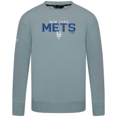 Gray New York Mets Levelwear Mandate Carve Tri-Blend Sweatshirt