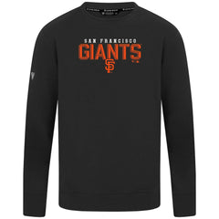 Black San Francisco Giants Levelwear Mandate Carve Tri-Blend Sweatshirt