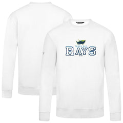 White Tampa Bay Rays Levelwear Zane Journey Sweatshirt