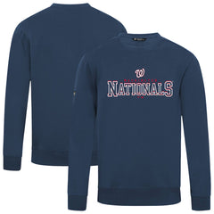 Navy Washington Nationals Levelwear Zane Journey Sweatshirt