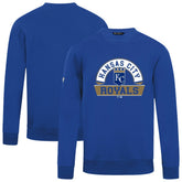 Royal Kansas City Royals Levelwear Zane Banner Arch Sweatshirt