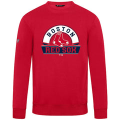 Red Boston Red Sox Levelwear Zane Banner Arch Sweatshirt