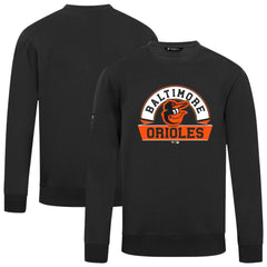 Black Baltimore Orioles Levelwear Zane Banner Arch Sweatshirt